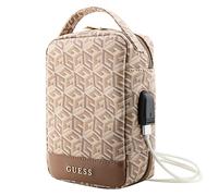 Guess, Borsello da viaggio con USB modello G Cube, Marrone