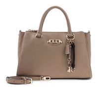 GUESS borsetta Anise Triple Compartment Satchel Dark Taupe Logo