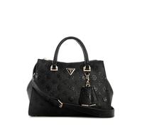 Guess Borsa a mano Cresidia II Society Satchel Donna Nero con Logo