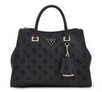 GUESS borsetta Cresidia II Society Satchel Black Logo
