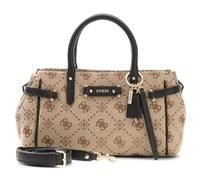GUESS borsetta borsa a tracolla Dorothy Girlfriend Satchel Latte Logo/Black marrone chiaro