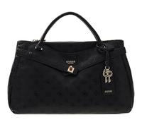 GUESS borsetta borsa a tracolla Ella Logo Girlfriend Satchel Black Logo nero