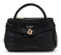 GUESS borsetta borsa a tracolla Ella Logo Mini Satchel Black Logo nero
