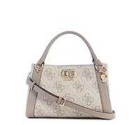 GUESS borsetta borsa a tracolla Karnilla Logo Girlfriend Satchel Dark Taupe Logo grigio talpa