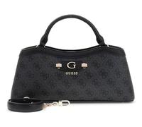 GUESS borsetta borsa a tracolla Lindsey 2 Compartment Satchel Coal Logo grigio scuro