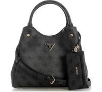 GUESS borsetta borsa a tracolla Lorella Logo Girlfriend Tote Coal Logo grigio scuro