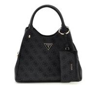 GUESS borsetta borsa a tracolla Lorella Logo Girlfriend Tote Coal Logo grigio scuro