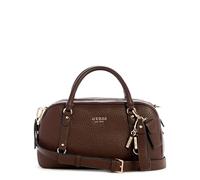 GUESS borsetta borsa a tracolla Marsha Box Satchel Espresso marrone scuro
