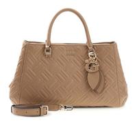 GUESS borsetta borsa a tracolla Sally Triple Compartment Satchel Beige marrone chiaro