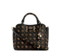 Guess Borsa a tracolla Donna ESL Silia Girlfriend Logo Marrone scuro (Caffè)