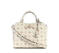 GUESS borsetta borsa a tracolla Silia Girlfriend Satchel Vanilla Logo avorio