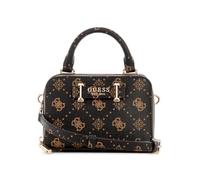 GUESS borsetta borsa a tracolla Silia Mini Satchel Bag Espresso Logo marrone scuro