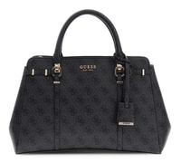 GUESS borsetta Leona Logo Multi Compartment Satchel Coal Logo