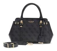 GUESS borsetta Leona Logo Multi Compartment Satchel S Coal Logo