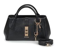 Guess Borsette BROOKE HIGH SOCIETY SATCHEL in Nero Unica