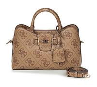 Guess Borsette JANIE LOGO GIRLFRIEND SATCHEL in Marrone Unica