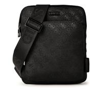 GUESS borsa a tracolla Boston Crossbody Flat Dark Black nero