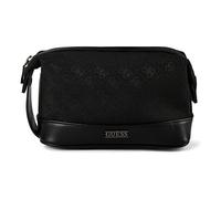 GUESS borsa da toilette Boston Necessaire Dark Black nero