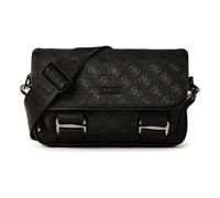 GUESS borsa a tracolla Boston Messenger Dark Black nero
