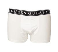 Guess Boxer Uomo Parigamba Elastico a Vista Cotone Elasticizzato Underwear Articolo UO1F05JR00A Boxer, A009 Optic White, IT III - INT S - in -30-32 - CM 75-80