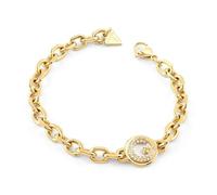 Guess Bracciale Donna JUBB05438JWYGS Acciaio inossidabile Dorato