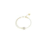 GUESS Bracciale da donna collezione My Secret. Bracciale realizzata in acciaio e di colore oro giallo. Misure: S. La referenza è: JUBB05418JWYGS.