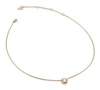 Guess Bracciale da Donna, collezione tiny dancer. bracciale di cristalli rotondidi materiale acciaio inox in colorazione oro giallo. Misura: S. La referenza è JUBB04653JWYGS