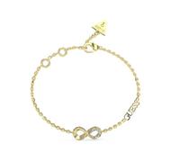 GUESS Bracciale da Donna Endless Dream in Acciaio Dorato JUBB03270JWYGS | Elegante bracciale da donna in acciaio dorato