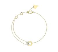GUESS Bracciale Lily in acciaio dorato