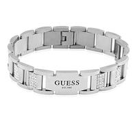 Guess Bracciale da Uomo Collezione Frontiers. Bracciale Catena in Acciaio con Cristalli. Lunghezza: 21 Cm. Altezza: 1.5 Cm. Misura: T/U. La Referenza È Jumb01341Jwstt/U