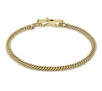 Guess Bracciale da Uomo Collezione My Chains. Bracciale con Catena Grumetta Doppia di 5 Mm in Acciaio di Colore Oro. Misura: L. La Referenza È Jumb01330Jwygl