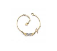 Guess Bracciale Doppio Pave Wings Oro UBB29084-L