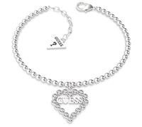 GUESS BRACCIALE GIOIELLI COLLEZIONE HEART ROMANCE CUORE CON CRISTALLI SWAROVSKI, Única, Metalli non preziosi, Nessuna pietra preziosa
