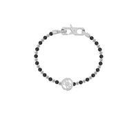 Guess Bracciale Moderno In Acciaio Con Onice Jumb03037Jwstbk Taglia S 20 Cm - Bracciale