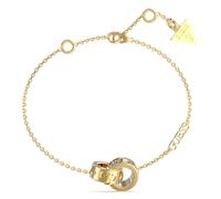 GUESS braccialetto 4G Forever Double Circles Bracelet Yellow Gold