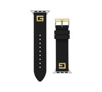 GUESS Braccialetto 'APPLE BAND (42MM-44MM)' oro / nero Uomo GUESS One Size