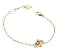 GUESS braccialetto Beloved 15mm Heart Links Bracelet S Yellow Gold