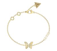 GUESS braccialetto Chrysalis Pave Butterfly Bracelet S Yellow Gold