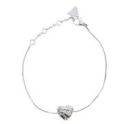 GUESS braccialetto In My Heart Snake Chain Bracelet L Rhodium