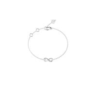 GUESS braccialetto Love Bites 18mm Infinity Bracelet Rhodium argentato
