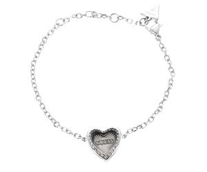 GUESS braccialetto Mon Amour Heart Bracelet S Rhodium