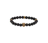 GUESS Braccialetto oro / nero Uomo GUESS One Size oro / nero