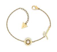 GUESS JUBB01462JWYGS Bracciale da donna solitaria in acciaio inox da 15 cm. Cerchio di zirconite, 15 cm, Pietra, Nessuna pietra preziosa