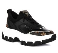 Guess Braydin Neoprene N Lace Runner Donna Trainer Nero Marrone EU 36-42
