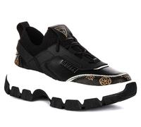 GUESS Braydin Neoprene N Pizzo Corridore Donna Sportivo Nero Marrone UK 3 - 8