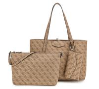 Guess Brenton 4G Logo Eco Shopper Tote Borsa Donna In Lattee