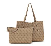 GUESS Brenton Tote Latte Logo