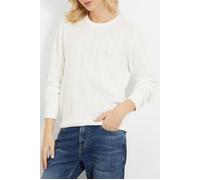 GUESS Bud Ls Cn Stitched S Salt White Taglia: S | Maglioni Outlet | Uomo | Bianco