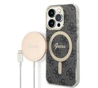 Guess Custodia Per Telefono Gubpp14lh4eacsk+ Charger Set Iphone 14 Pro 6.1 4g Print