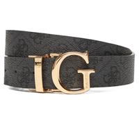 GUESS BW9266 P5330 CALISTA ADJUSTABLE & REVERSIBLE PANT BELT CINTURA DONNA COAL
